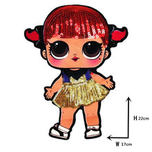 Load image into Gallery viewer, Cartoon patches Women Fashion LoL doll Girls Lovely  Fashion boy doll embroidery patch DIY Garment Decoration Sequins Cloth