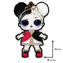 Load image into Gallery viewer, Cartoon patches Women Fashion LoL doll Girls Lovely  Fashion boy doll embroidery patch DIY Garment Decoration Sequins Cloth