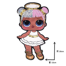 Load image into Gallery viewer, Cartoon patches Women Fashion LoL doll Girls Lovely  Fashion boy doll embroidery patch DIY Garment Decoration Sequins Cloth