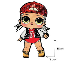 Load image into Gallery viewer, Cartoon patches Women Fashion LoL doll Girls Lovely  Fashion boy doll embroidery patch DIY Garment Decoration Sequins Cloth