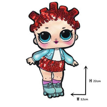 Load image into Gallery viewer, Cartoon patches Women Fashion LoL doll Girls Lovely  Fashion boy doll embroidery patch DIY Garment Decoration Sequins Cloth