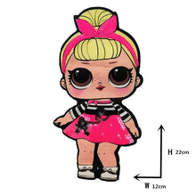 Load image into Gallery viewer, Cartoon patches Women Fashion LoL doll Girls Lovely  Fashion boy doll embroidery patch DIY Garment Decoration Sequins Cloth