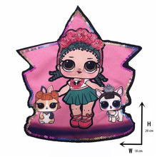 Load image into Gallery viewer, Cartoon patches Women Fashion LoL doll Girls Lovely  Fashion boy doll embroidery patch DIY Garment Decoration Sequins Cloth