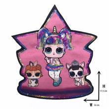 Load image into Gallery viewer, Cartoon patches Women Fashion LoL doll Girls Lovely  Fashion boy doll embroidery patch DIY Garment Decoration Sequins Cloth