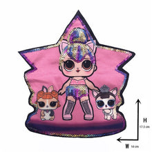 Load image into Gallery viewer, Cartoon patches Women Fashion LoL doll Girls Lovely  Fashion boy doll embroidery patch DIY Garment Decoration Sequins Cloth