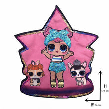 Load image into Gallery viewer, Cartoon patches Women Fashion LoL doll Girls Lovely  Fashion boy doll embroidery patch DIY Garment Decoration Sequins Cloth