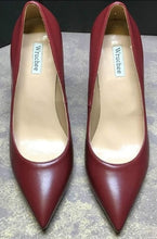 Load image into Gallery viewer, Wruchee  high heels shoes woman leopard patent pointed toe  women's shoes  12cm thin heels