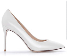 Load image into Gallery viewer, Wruchee  high heels shoes woman leopard patent pointed toe  women's shoes  12cm thin heels