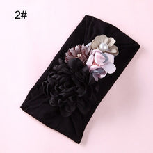 Load image into Gallery viewer, BalleenShiny Flower Princess Headband Baby Girls Super Soft Cute Pearl Turban Headwear Child Kids Fashion Hair Accessories Gift