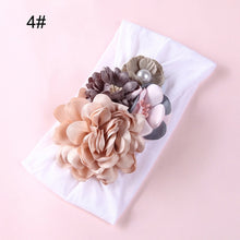 Load image into Gallery viewer, BalleenShiny Flower Princess Headband Baby Girls Super Soft Cute Pearl Turban Headwear Child Kids Fashion Hair Accessories Gift