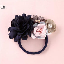 Load image into Gallery viewer, BalleenShiny Flower Princess Headband Baby Girls Super Soft Cute Pearl Turban Headwear Child Kids Fashion Hair Accessories Gift
