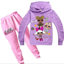 Load image into Gallery viewer, Girls Lol Doll Clothing Autumn Winter Cotton Coat+pants Outfits Sets Kids Birthday Suit Long Sleeve Hoodies Clothes