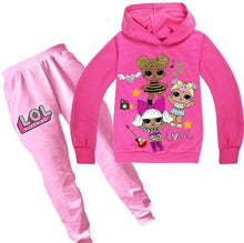 Load image into Gallery viewer, Girls Lol Doll Clothing Autumn Winter Cotton Coat+pants Outfits Sets Kids Birthday Suit Long Sleeve Hoodies Clothes
