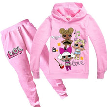 Load image into Gallery viewer, Girls Lol Doll Clothing Autumn Winter Cotton Coat+pants Outfits Sets Kids Birthday Suit Long Sleeve Hoodies Clothes