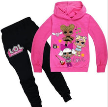 Load image into Gallery viewer, Girls Lol Doll Clothing Autumn Winter Cotton Coat+pants Outfits Sets Kids Birthday Suit Long Sleeve Hoodies Clothes