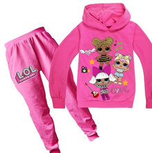 Load image into Gallery viewer, Girls Lol Doll Clothing Autumn Winter Cotton Coat+pants Outfits Sets Kids Birthday Suit Long Sleeve Hoodies Clothes