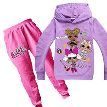 Load image into Gallery viewer, Girls Lol Doll Clothing Autumn Winter Cotton Coat+pants Outfits Sets Kids Birthday Suit Long Sleeve Hoodies Clothes