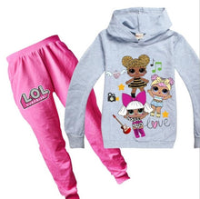 Load image into Gallery viewer, Girls Lol Doll Clothing Autumn Winter Cotton Coat+pants Outfits Sets Kids Birthday Suit Long Sleeve Hoodies Clothes