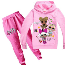 Load image into Gallery viewer, Girls Lol Doll Clothing Autumn Winter Cotton Coat+pants Outfits Sets Kids Birthday Suit Long Sleeve Hoodies Clothes
