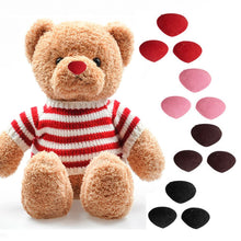 Load image into Gallery viewer, SIRENXI 12*14mm Plastic Triangle Noses Velvet Noses Buttons Eyes DIY for Bear Toy DIY Safety Nose Accessories for Dolls Toys