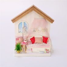 Load image into Gallery viewer, Doll House Furniture Diy Miniature 3D Wooden Miniaturas Dollhouse Toys for Children Birthday Gifts Casa Kitten Diary H013