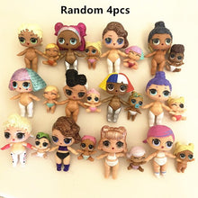 Load image into Gallery viewer, delete (4pcs) 2pcs Original LOL Surprise Dolls+2pcs Lil Sisters Combination Toys LOL Doll Family for Girls Playing Gift Random Send