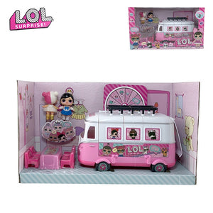 LOL Surprise Original House Dolls Airplane Toys Anime Figures Plane Model Collection DIY toy girl Birthday Gifts