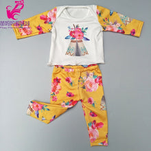 Load image into Gallery viewer, 43cm New Born Baby Doll Clothes Rompers for 17 Inch Baby Bona Doll Pants Hat for Toy Wear
