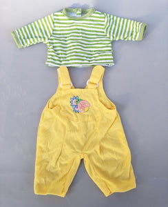 43cm New Born Baby Doll Clothes Rompers for 17 Inch Baby Bona Doll Pants Hat for Toy Wear