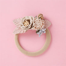 Load image into Gallery viewer, Warmom Baby Girls Fashion Cute Headband Hair Accessories Newborn Infant Princess Flowers Floral Hair Band Kids Elastic Headwrap