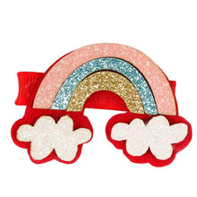 Load image into Gallery viewer, 1/5/12 Pcs Shiny Glitter Elastic Hair Band Heart Star Hair Tie Kids Korean Hair Rope Crwon Kawaii Kids Rabbit Hair Accessories