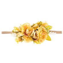 Load image into Gallery viewer, Warmom Baby Girls Fashion Cute Headband Hair Accessories Newborn Infant Princess Flowers Floral Hair Band Kids Elastic Headwrap