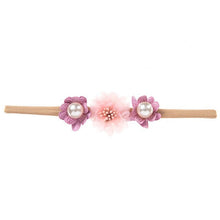 Load image into Gallery viewer, Warmom Baby Girls Fashion Cute Headband Hair Accessories Newborn Infant Princess Flowers Floral Hair Band Kids Elastic Headwrap