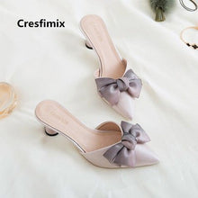 Load image into Gallery viewer, Women Fashion Comfortable Slip on High Heel Shoes Lady Casual Flock Summer Slip on High Heel Pumps Vrouwen Hoge Hakken E871